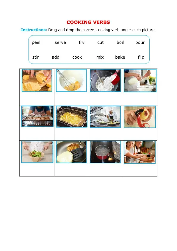 cooking verbs 6